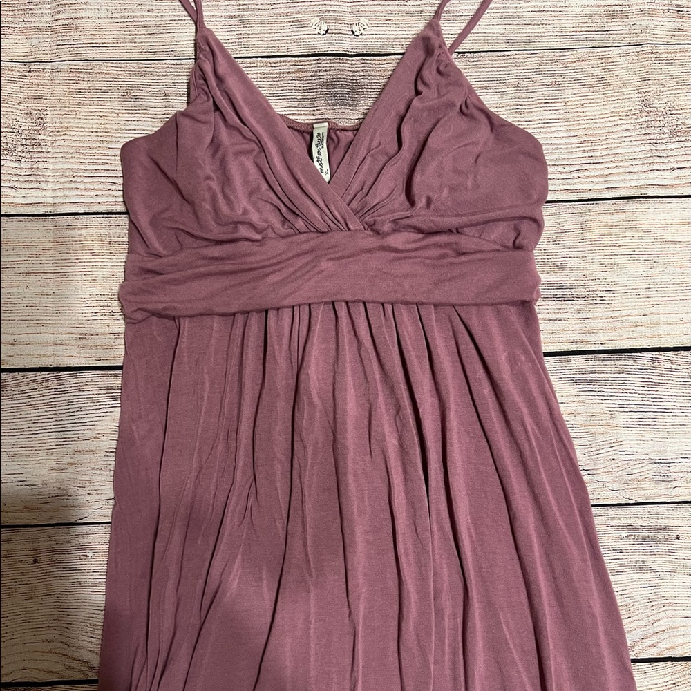 Maternity maxi dress